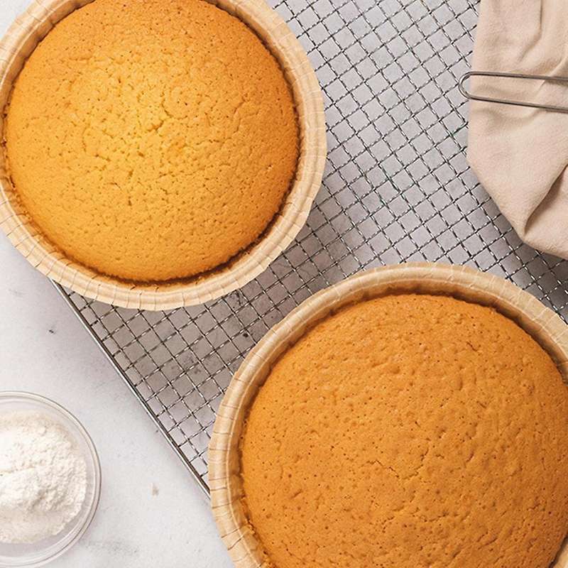 20Pcs Paper Baking Pan Greaseproof Paper Holder Chiffon Cheesecake Disposable Cake Mold Toast Bread