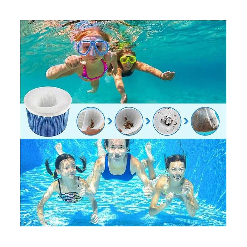 20Pcs Pool Skimmer Sock Nylon Mesh Design for Filter Basket Skimmer Household Perfect Savers Swimmi