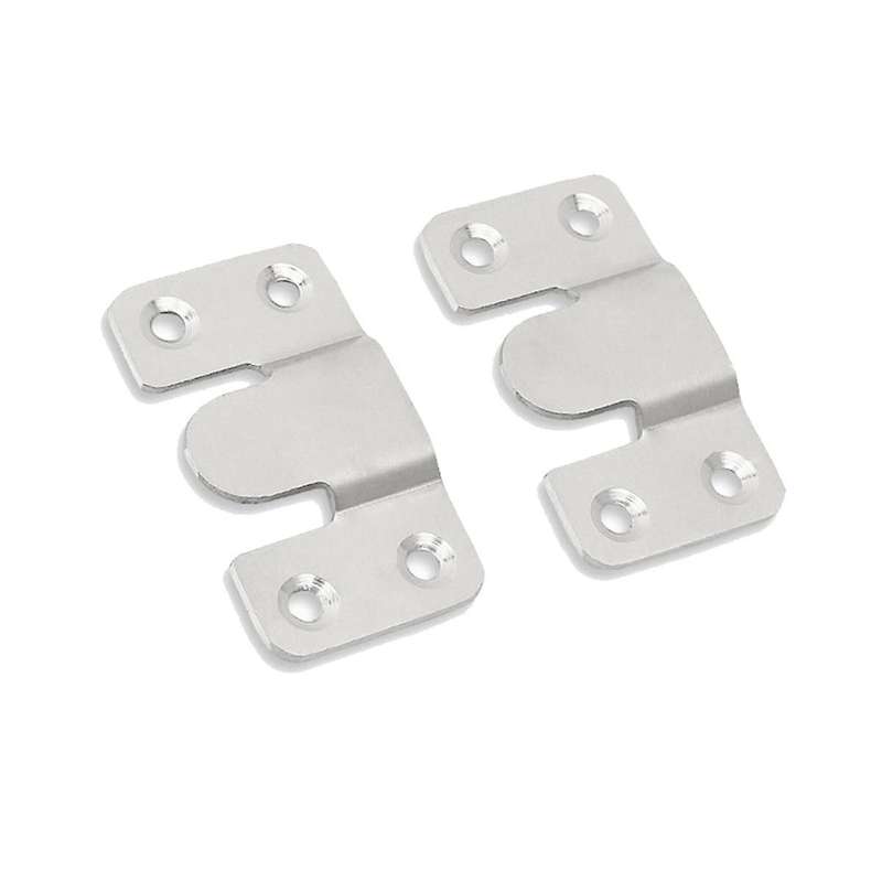 20pcs Stainless Steel Hook Picture Hangers 43x19mm Wall Picture Frame Hanger Display Hook