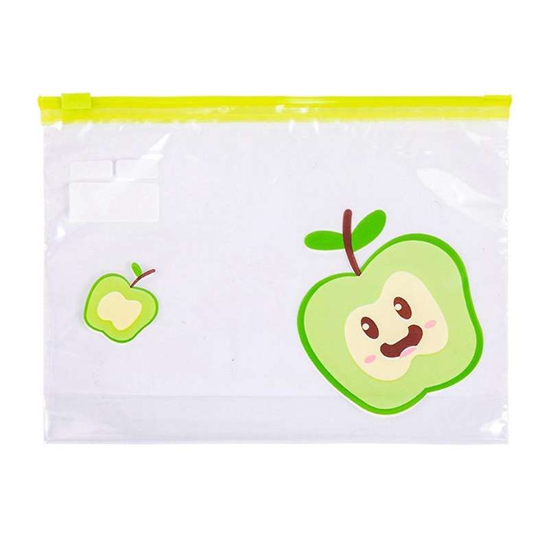 20pcs Reusable Transparent Storage Bag -keeping Bags Zip Lock Bag Food Grade Kitchen Organizer Freez
