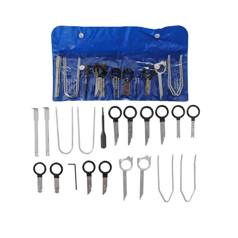 20Pcs Stereo Dash CD Player Removal Tool Set Automobile Accessories Car Radio Audio Removal Install