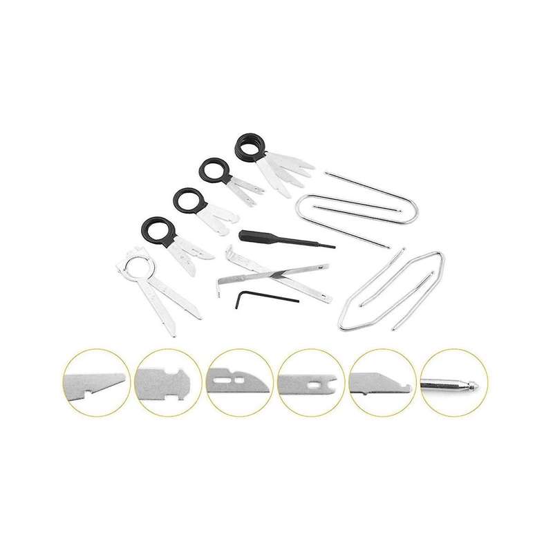 20Pcs Stereo Dash CD Player Removal Tool Set Automobile Accessories Car Radio Audio Removal Install