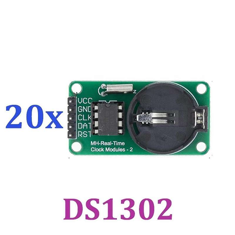 20Pcs/Set DS1302 Real Time Clock Module without CR2032 Battery Timing Electronic Components Multifun