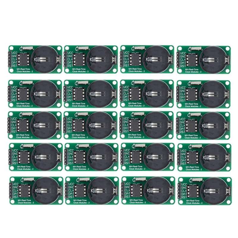 20Pcs/Set DS1302 Real Time Clock Module without CR2032 Battery Timing Electronic Components Multifun