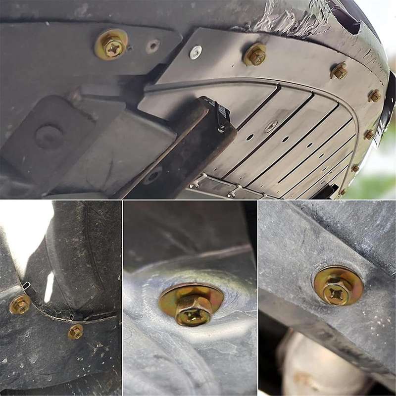 20x Body Bolts U-nuts Clips Engine Under Cover Undertray Splash Shield Guard Bumper Fenders Liner Pu
