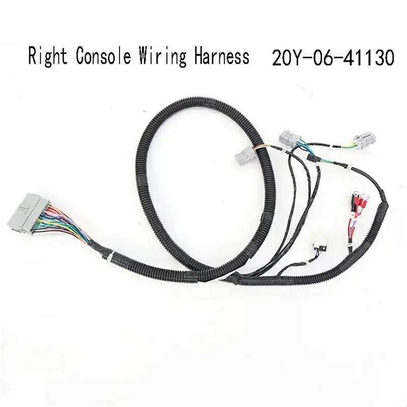 20Y-06-41130 Excavator Engine Wiring Harness for PC130-8 PC200-8 PC270-8 Right Console Wiring Harnes