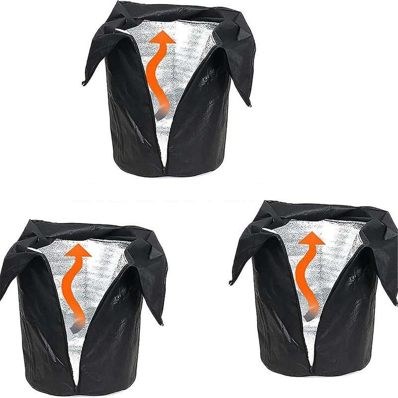 20X18 Inch Winter Outdoor Antifreeze Plant Protection Cover with Drawstring Flowerpot Plant Antifree