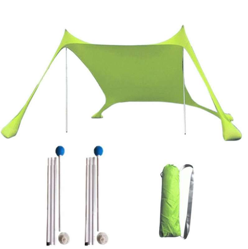 210210Cm Outdoor Beach Canopy Shade Tent Camping Cool Sunscreen Uv Canopy Portable Camping Fishing T