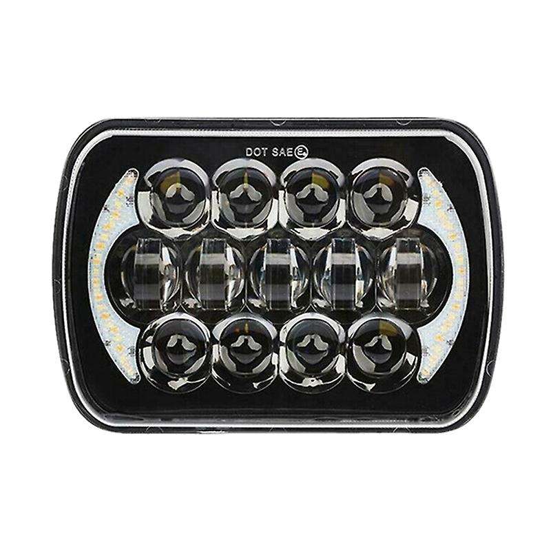 210w 5x7 Inch 7x6 Inch Projector Led Headlight Drl with H4 Harness for Xj & 88-95 Pickup 1pcs