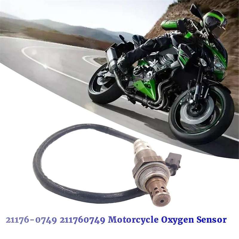 21176-0749 Motorcycle Oxygen Sensor Probe Exhaust Sensor for 2013-2016 ER-6N Z800 ZR800ADS 21176074