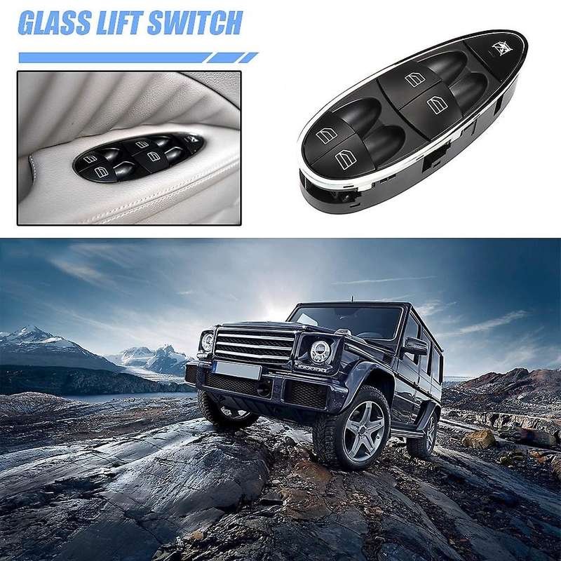 2118210058 Car Electric Power Window Switch for E-Class W211 2003-2008 without Chrome