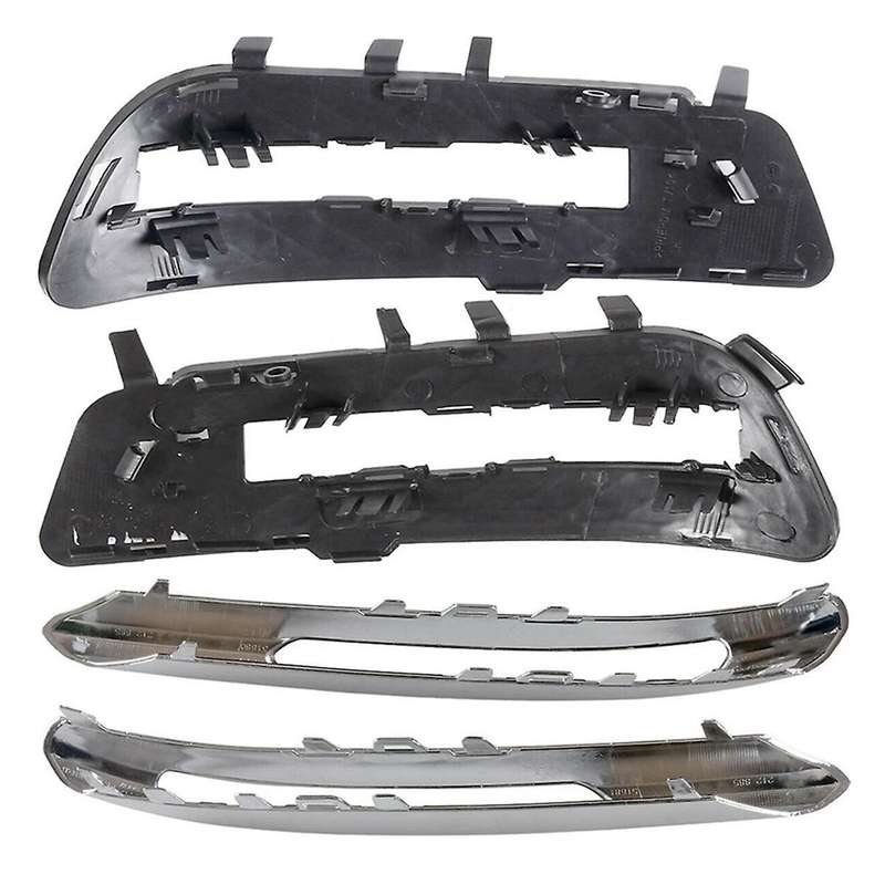 2128851723 2128851823 2128851774 2128851874 Fog Lamp Grille Cover + Decorative Strip Car for - E-cla