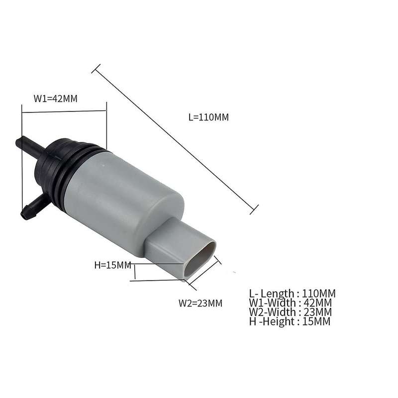 21323-232316A Windshield Washer Pump for - E60 E61 E63 E64 E65 E66 E81 E87 E88 E90 E91 E92 671269341