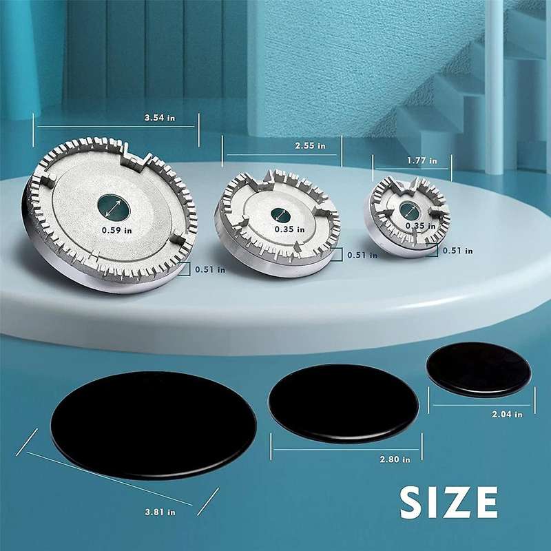 Cooker Hat Set Stove Lid Upgraded, Oven Gas Hob Crown Cap, Gas Cap Fits Most Gas Stove Burners