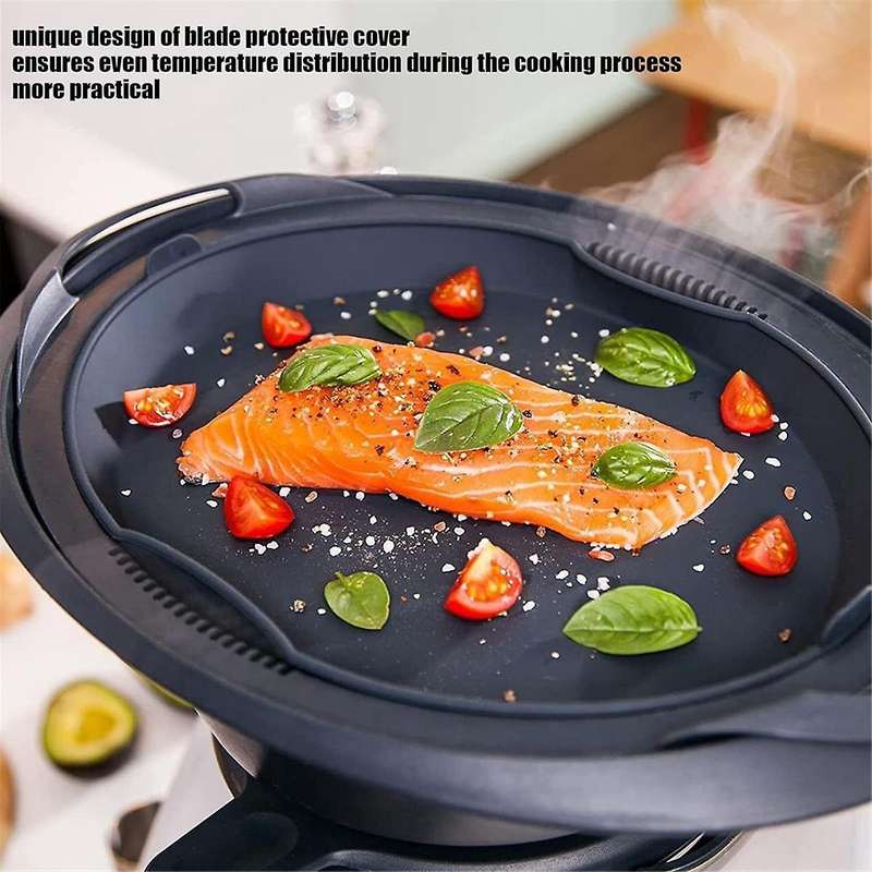 Cooking Machine Silicone Tray for TM6 TM5 TM31 Baking Tray Mat Steamer Dish Plate Pan Kitchen Access
