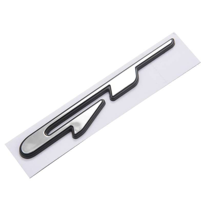 Cool 3D Car Style Sticker Gt Line Letters Sticker Compatible Rear Trunk Fender Car Doors Stickers Gt