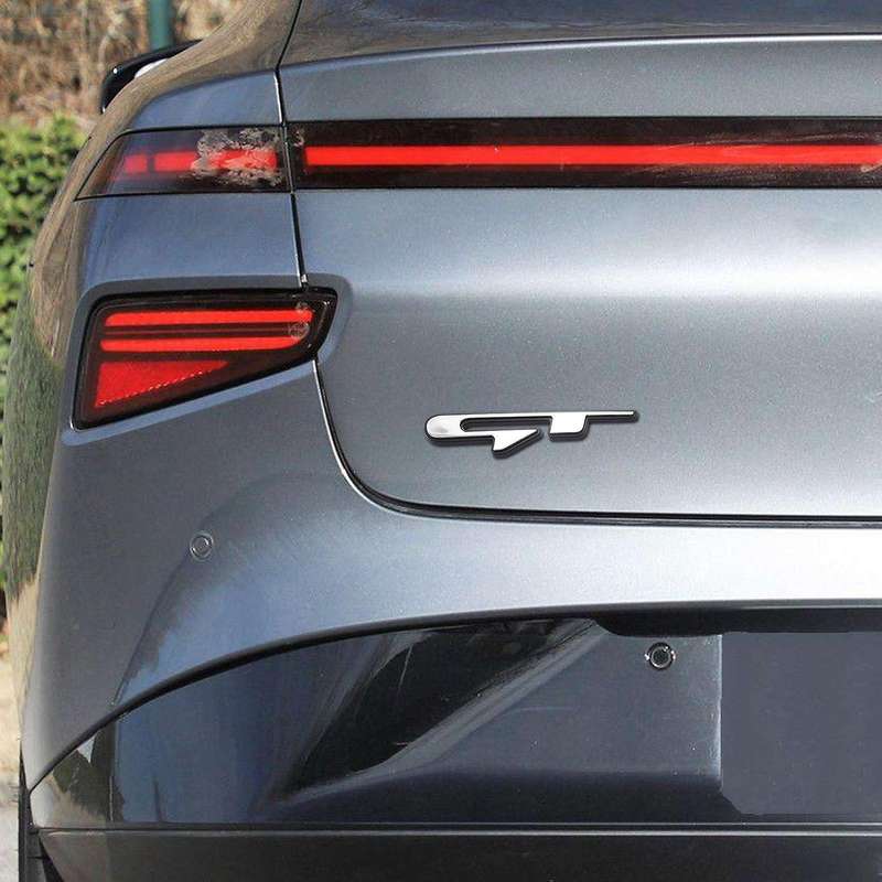 Cool 3D Car Style Sticker Gt Line Letters Sticker Compatible Rear Trunk Fender Car Doors Stickers Gt