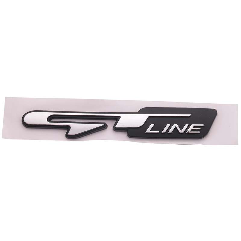 Cool 3D Car Style Sticker Gt Line Letters Sticker Compatible Rear Trunk Fender Car Doors Stickers Gt