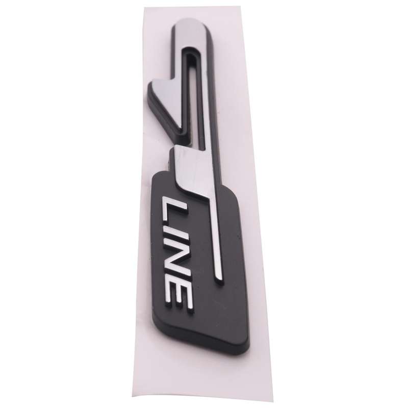 Cool 3D Car Style Sticker Gt Line Letters Sticker Compatible Rear Trunk Fender Car Doors Stickers Gt