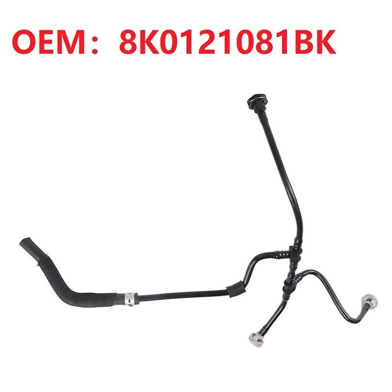Coolant Cooling Radiator Overflow Hose Pipe 8K0121081BK for A4 S4 A5 S5 3.0L V6