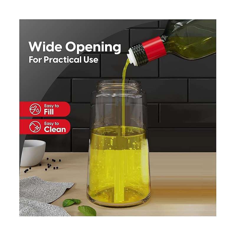 Cooking Oil Dispenser Bottles for Kitchen - Oil, Dressing & Coffee Syrup