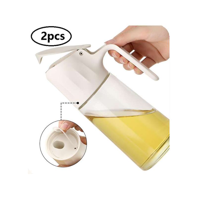 Cooking Oil Dispenser Bottles for Kitchen - Oil, Dressing & Coffee Syrup