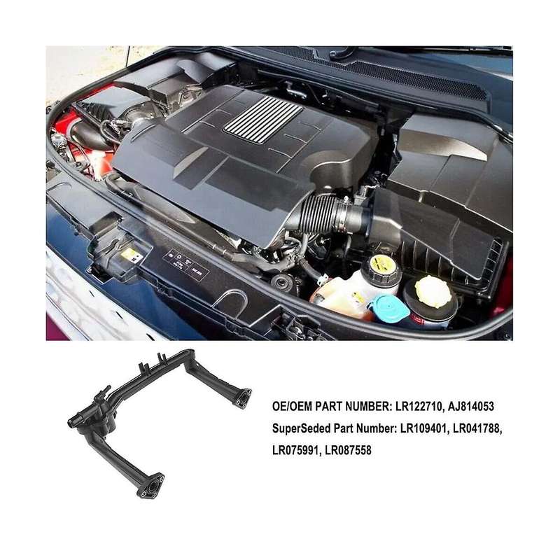 Coolant Pipe Heater Manifold Tube with Sensor Lr122710 Lr041788 for Lr4 Rr 3.0l V6