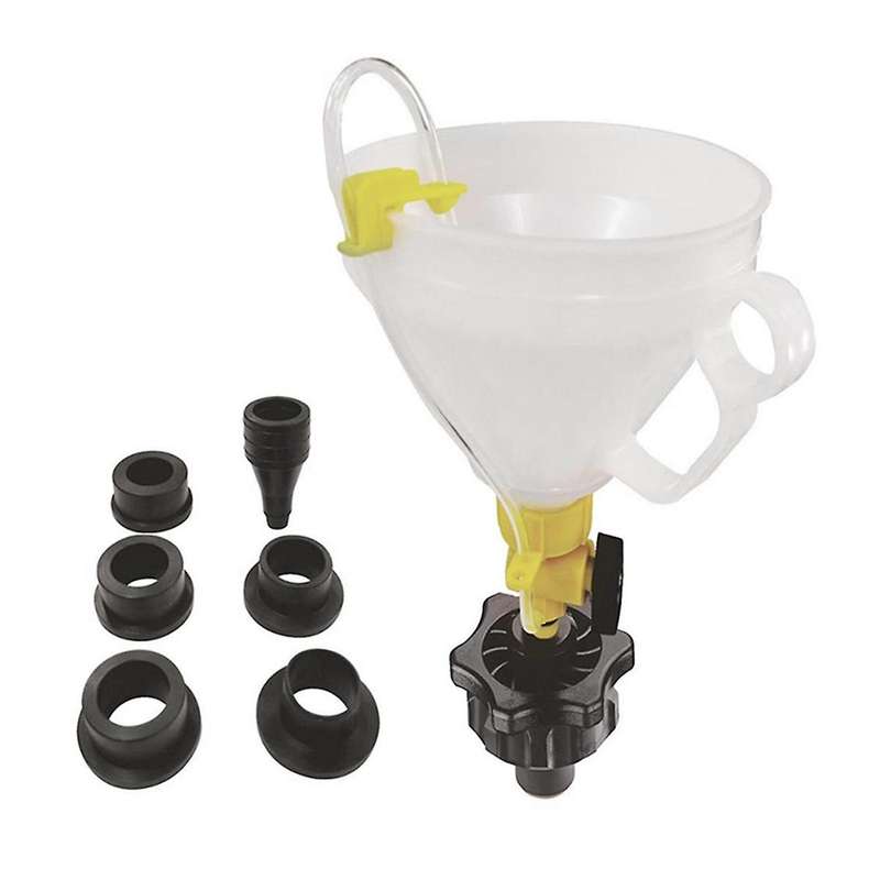 Coolant Radiator Filling Tool Refilling Funnel Tool Kit 5 Adaptor For