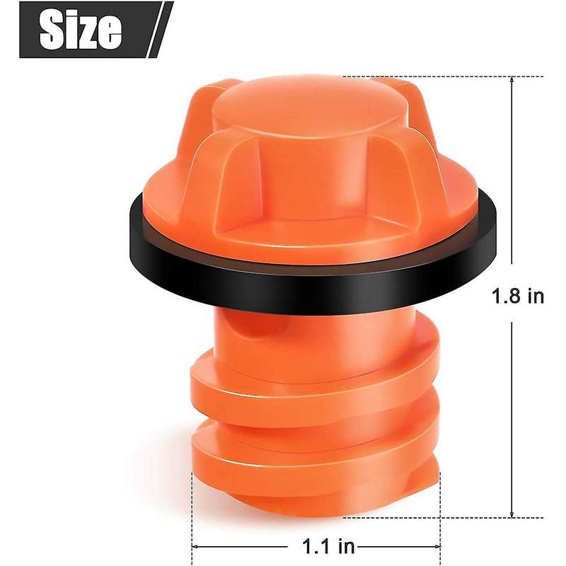 Cooler Drain Plugs Replacement Compatible with Most Rotomolded Coolers,Small Drain Plugs with Leak-P