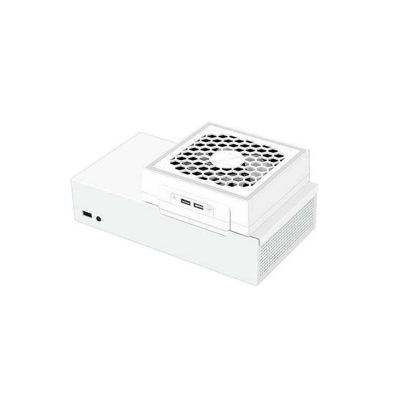 Cooling Fan Base with Rgb Atmosphere Colorful Light Led Game Cooler Stand Bracket For