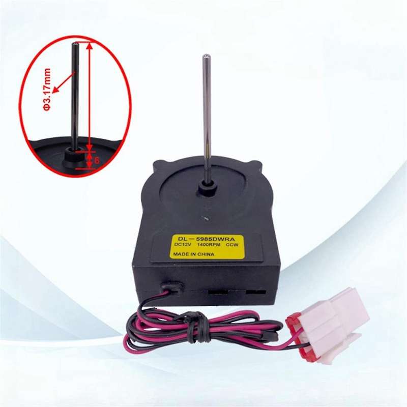 Cooling Fan Motor for Refrigerator DL-5985DWRA DV12V 1400RPM Fridge Radiator Freezer Parts