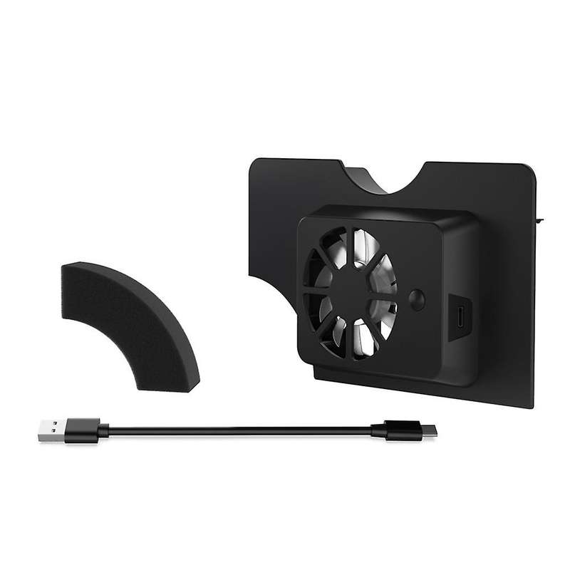 Cooling Fan Host Base Cooler Turbo Temperature Radiator Accessories, Black