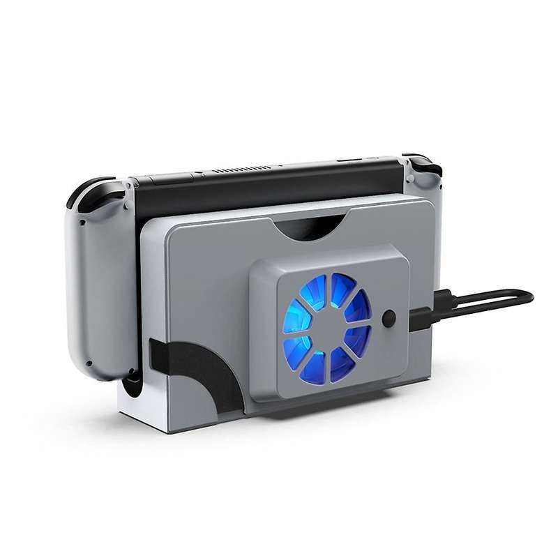 Cooling Fan Host Base Cooler Turbo Temperature Radiator Accessories, Black