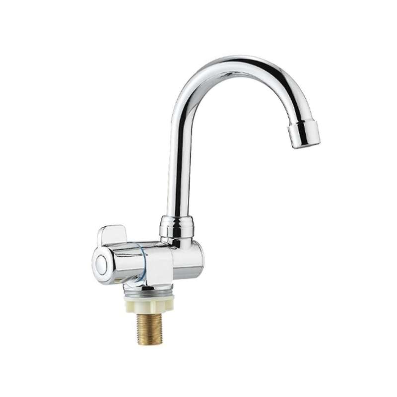 Copper Faucet High-end Folding Faucet Water Tap Single Cold Water Faucet for Marine Boat Yacht 1pie