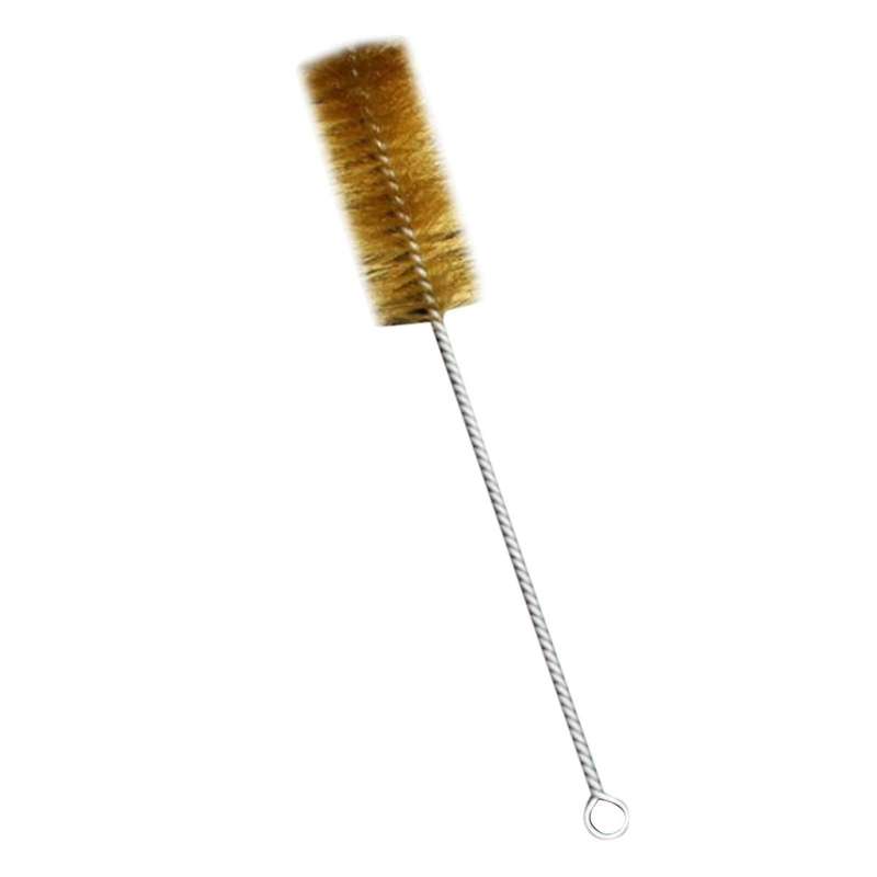 Copper Wire Pipe Chimney Cleaning Brush Long Handle Copper Wire Brush Rust Brush Polishing Pipe Bru