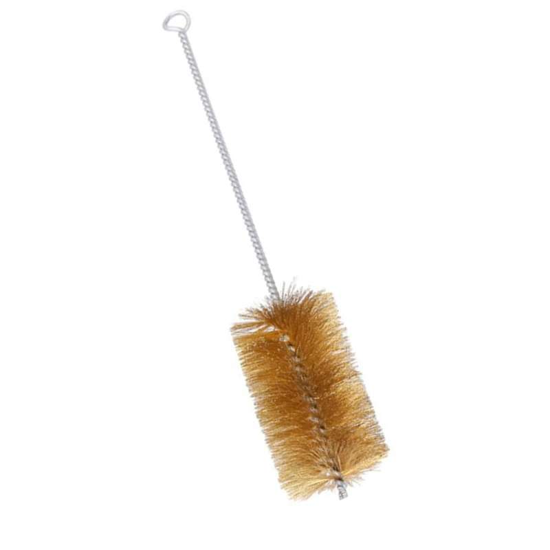 Copper Wire Pipe Chimney Cleaning Brush Long Handle Copper Wire Brush Rust Brush Polishing Pipe Bru