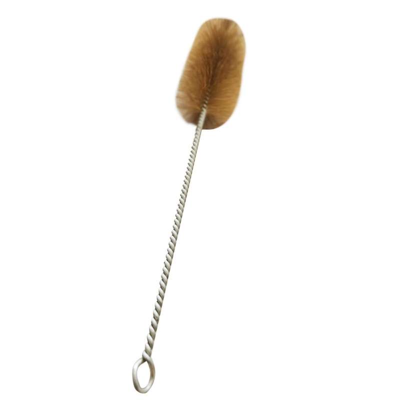 Copper Wire Pipe Chimney Cleaning Brush Long Handle Copper Wire Brush Rust Brush Polishing Pipe Bru