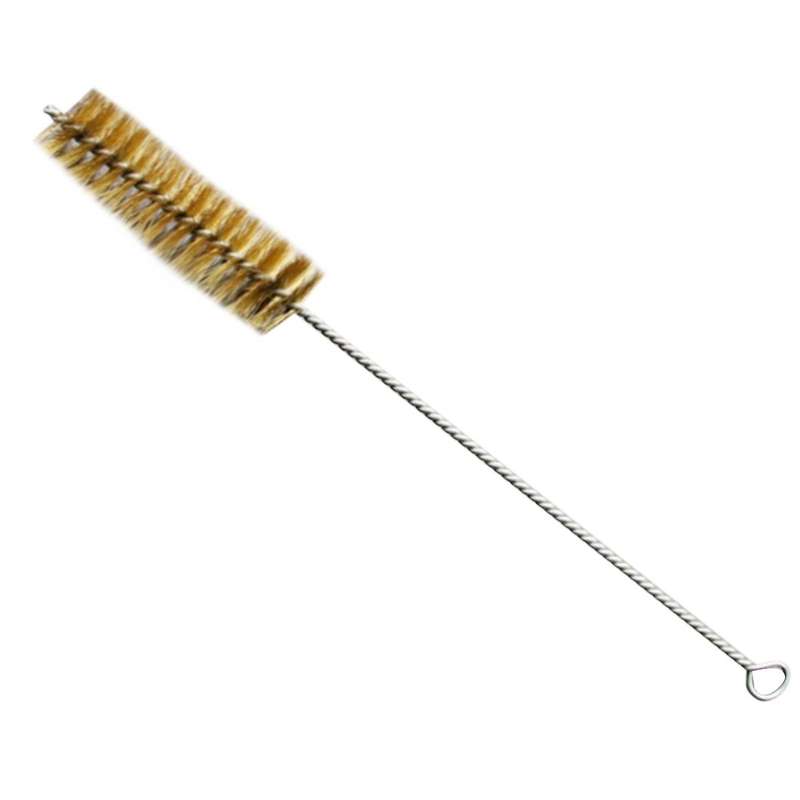Copper Wire Pipe Chimney Cleaning Brush Long Handle Copper Wire Brush Rust Brush Polishing Pipe Bru