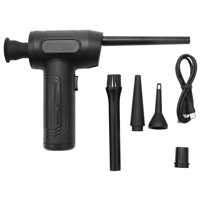 Cordless Electric Air Duster,50000RPM Powerful Compressed Air Can Replacement for Computer Keyboard