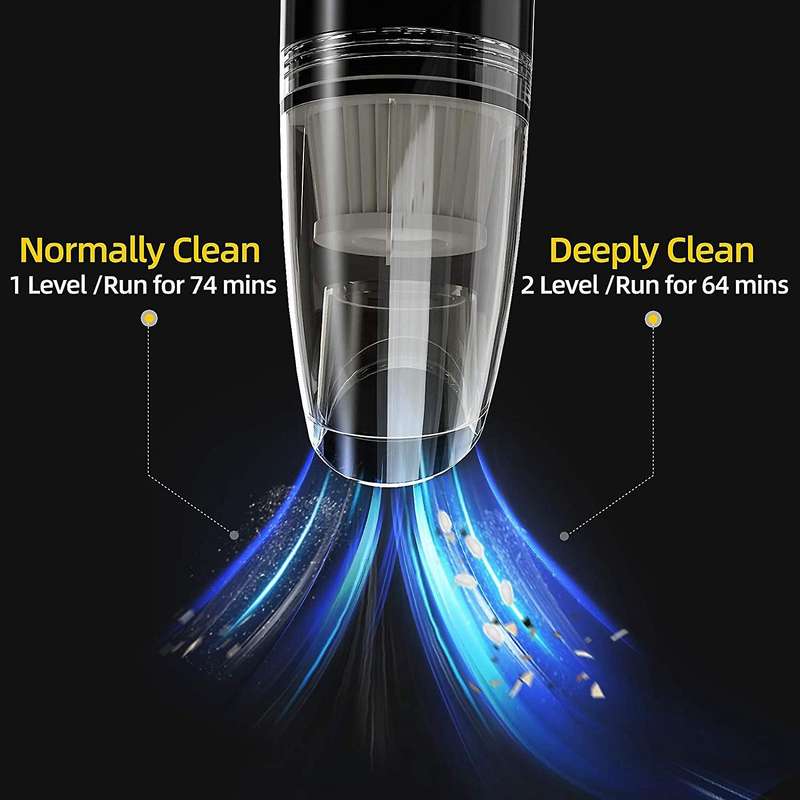 Cordless Car Vacuum Cleaner 6500Pa Rechargeable Portable Handheld Cordless Auto Vacuum Cleaner for C