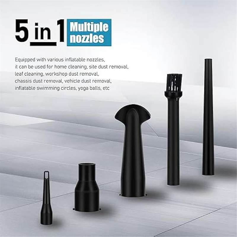 Cordless Air Duster for 18v Battery, 40000rpm Compressed Air Duster for Garages/sawmill Room/worksho
