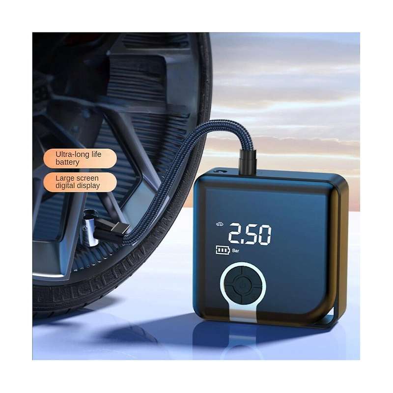Cordless Car Air Pump Car Air Compressor 5000mah Electric Wireless Tire Inflator Pump for Motorcycle