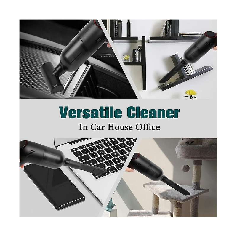 Cordless Wireless Car Vacuum Cleaner, Rechargeable Car Vacuum with Dc 7.4v, 120w Vacuum Motor