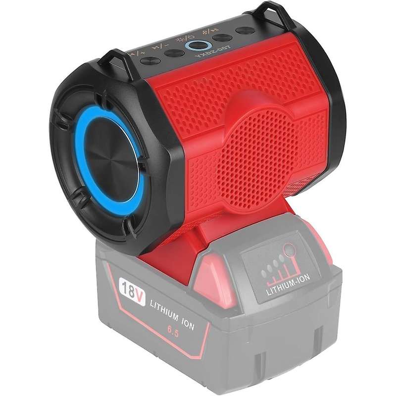 Cordless Wireless Speaker,blue Tooth Speaker for Milwaukee 18-20v Battery Power Tool (battery Not In