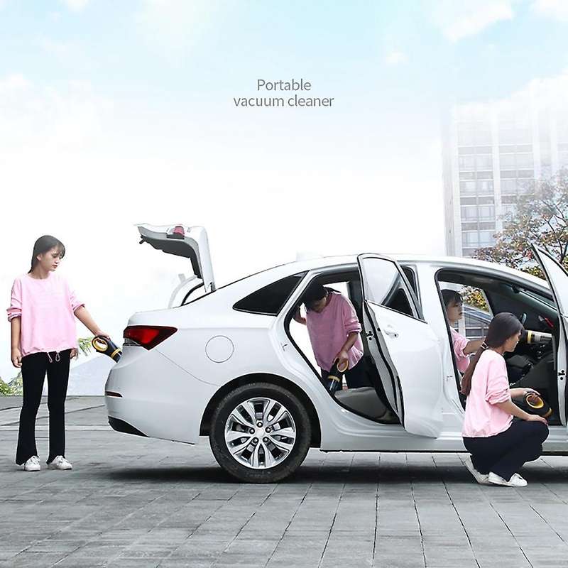 Cordless Vacuum Car Vacuum Cleaner Wireless Handheld Vacuum Cleaner Wet/Dry Clean Portable for Auto