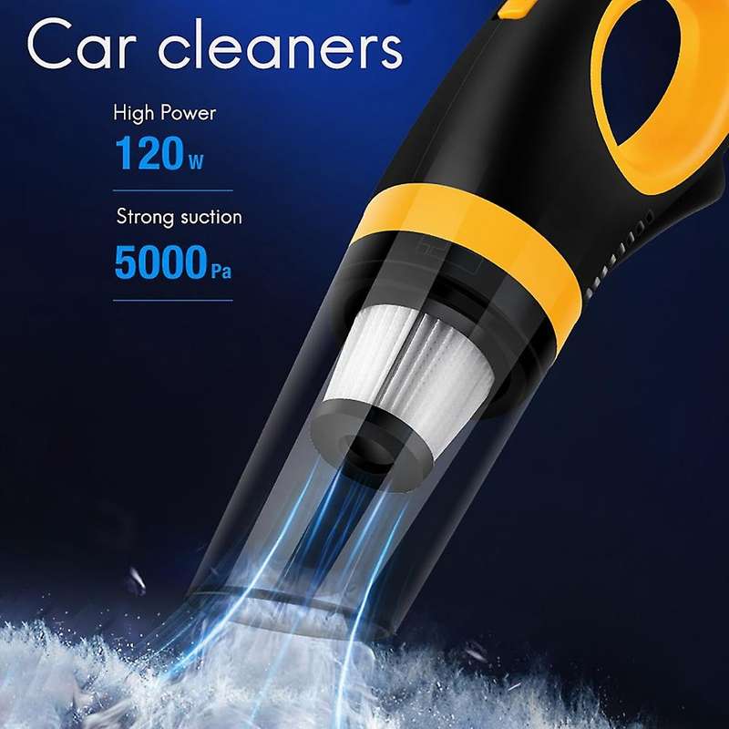 Cordless Vacuum Car Vacuum Cleaner Wireless Handheld Vacuum Cleaner Wet/Dry Clean Portable for Auto