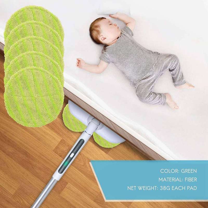 Cordless Electric Mop Replacement Cleaning Pads 12 Cleaning Pads