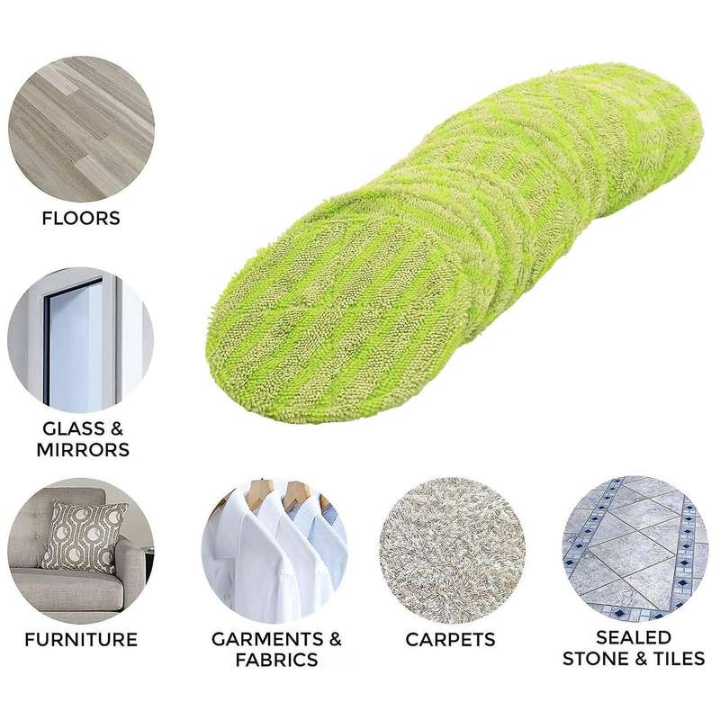 Cordless Electric Mop Replacement Cleaning Pads 12 Cleaning Pads