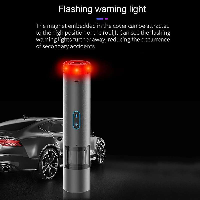 Cordless Handheld Vacuum Cleaner with Flashlight Strobe Light for Car Home, V6