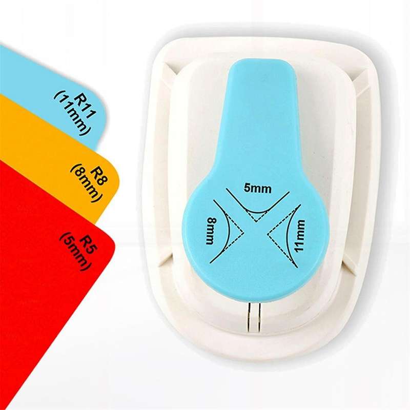 Corner Rounder Mini Corner Trimmer Punch R5/R8/R11mm Round Corner DIY Paper Card Photo Planner Cutti